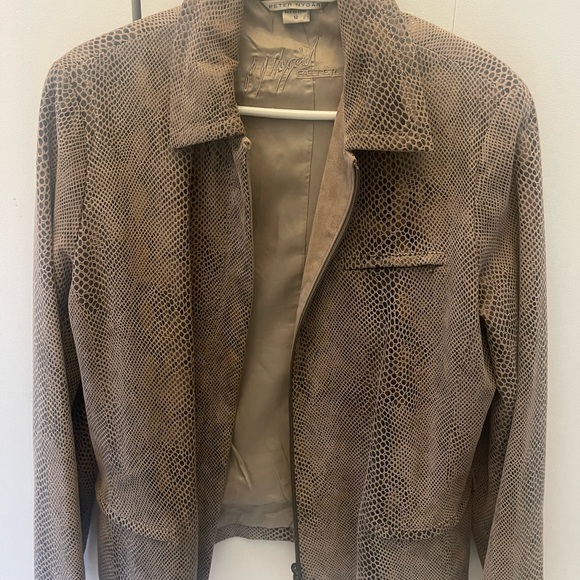 Peter Nygard leather jacket Size 12 - Picture 3 of 9